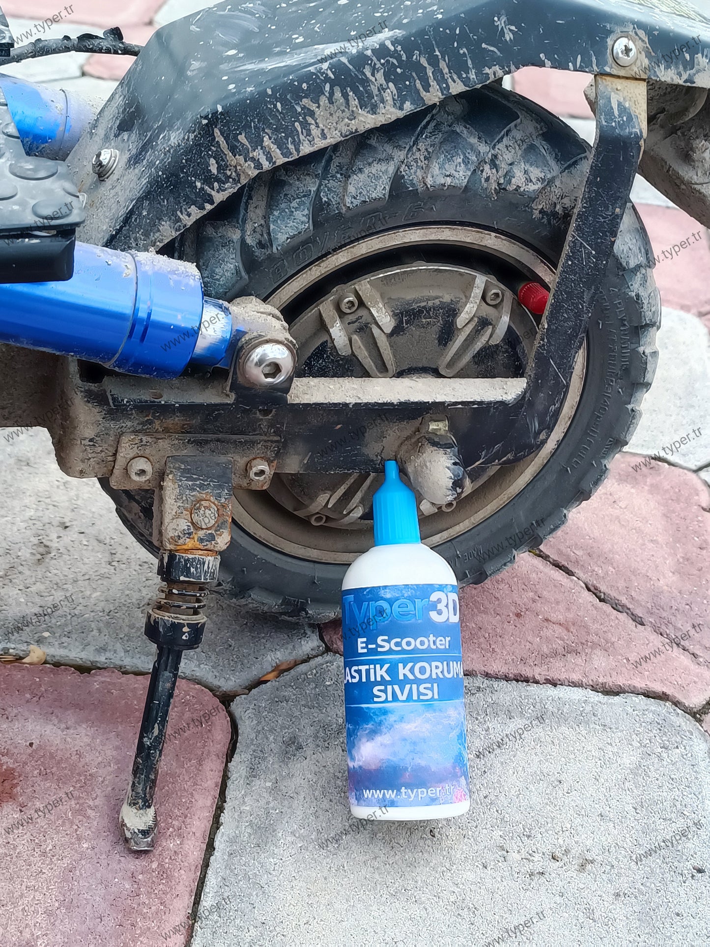 E-Scooter Lastik Koruma Sıvısı - Onvo 012 / 013 / 12X / 13X Plus Scooter Uyumlu Tubeless Lastikler için